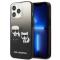 KARL LAGERFELD Karl Lagerfeld iPhone 13 Pro Skal Gradient Ikonik Karl & Choupette - Svart