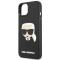 KARL LAGERFELD Karl Lagerfeld iPhone 14 Plus Skal 3D Rubber Karl`s Head - Svart