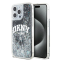 DKNY DKNY Mobilskal till iPhone 11/XR Liquid Glitter Big Logo - Svart