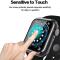 A-One Brand [2-PACK] 3D Curved Härdat Glas Skärmskydd Full Glue Apple Watch 44mm - Svart