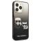 KARL LAGERFELD Karl Lagerfeld iPhone 13 Pro Skal Gradient Ikonik Karl & Choupette - Svart
