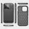 A-One Brand iPhone 14 Pro Max Skal Carbon Fiber Texture - Svart