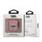 KARL LAGERFELD Karl Lagerfeld Glitter Karl`s Head Skal Airpods - Rosa