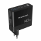 Wozinsky Wozinsky Väggladdare 140W GaN 3 x USB-C/2 x USB-A - Svart