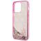 Guess Guess Mobilskal till iPhone 14 Pro Liquid Glitter - Rosa