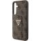 Guess Guess Mobilskal till Galaxy S24 Grip Stand Triangle Strass - Brun