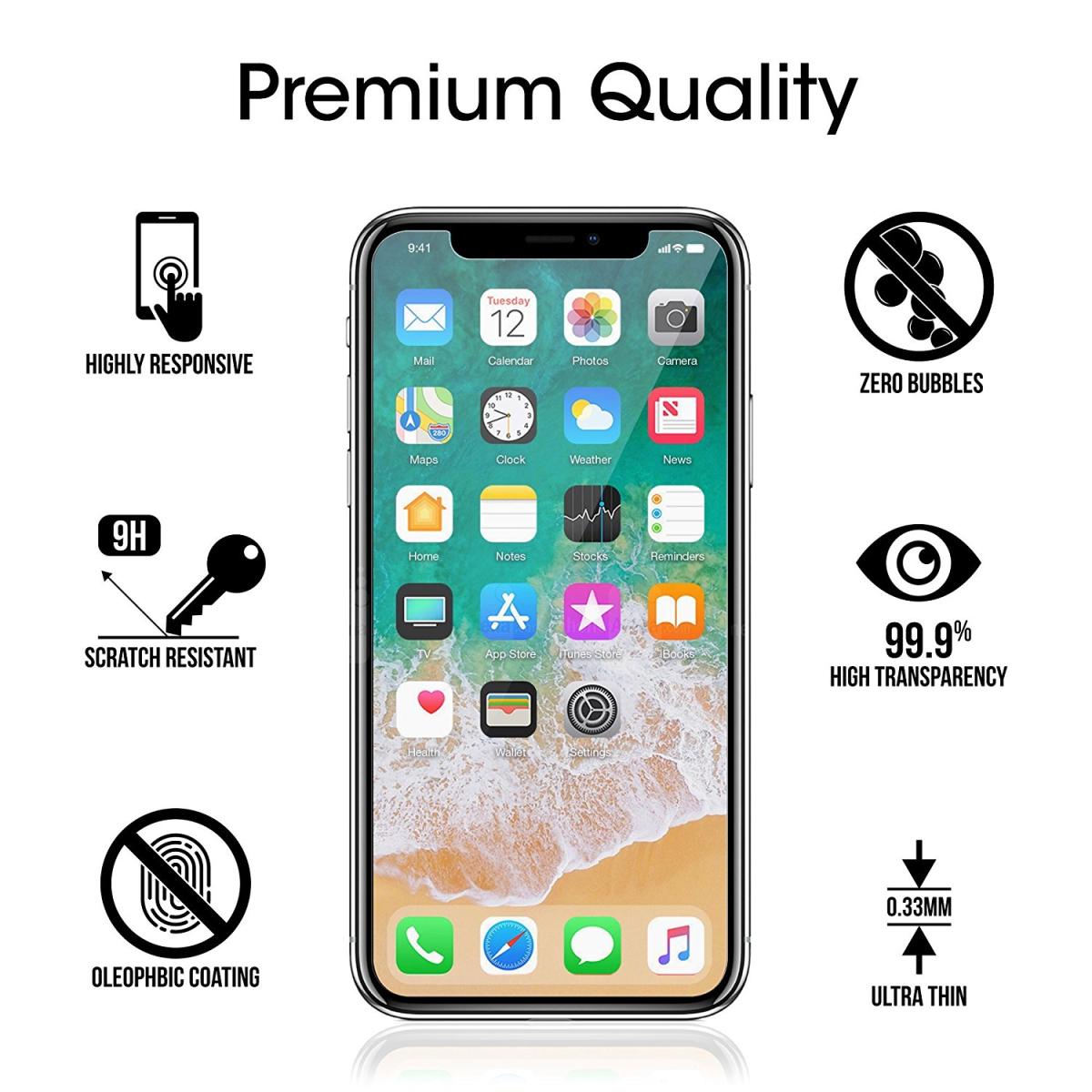 OEM [1-PACK] Härdat Glas Skärmskydd till iPhone X/Xs/11 Pro