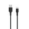 Blue Star Blue Star USB-C till USB-A kabel 1m - Svart