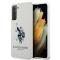 US Polo US Polo Silicone Logo Skal Galaxy S21 Plus - Vit