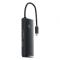 BASEUS Baseus Lite Series 6-Port HUB Adapter USB-C - Svart