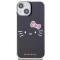 Hello Kitty Hello Kitty Mobilskal till iPhone 15 Hello Kitty IML Kitty Face - Svart