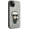 KARL LAGERFELD Karl Lagerfeld iPhone 14 Plus Skal Glitter Flakes Ikonik - Silver