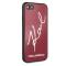 KARL LAGERFELD Karl Lagerfeld Skal iPhone 7/8/SE 2020 Signature Glitter - Röd