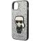 KARL LAGERFELD Karl Lagerfeld iPhone 14 Plus Skal Glitter Flakes Ikonik - Silver