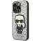 KARL LAGERFELD Karl Lagerfeld iPhone 14 Pro Skal Glitter Flakes Ikonik - Silver