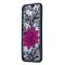 OEM Embossed Flower Skal till Samsung Galaxy J4 Plus - Red Flower