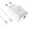 Tech-Protect Tech-Protect Väggladdare Lightnin 20W Lightning Kabel - Vit