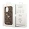 Guess GUESS iPhone 14 Pro Max Skal Big Metall Logo - Brun