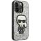 KARL LAGERFELD Karl Lagerfeld iPhone 14 Pro Skal Glitter Flakes Ikonik - Silver