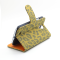 OEM Leopard Plånboksfodral till Samsung Galaxy S4 i9500 (Gul)