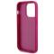 Guess Guess Mobilskal till iPhone 15 Pro Max Strass Metal Logo - Rosa