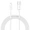 BASEUS Baseus Superior USB-A till Lightning kabel 2m - Vit