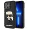 KARL LAGERFELD Karl Lagerfeld 3d Rubber Karl`s Head Skal iPhone 13 Pro - Svart