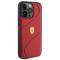 Ferrari Ferrari Mobilskal till iPhone 15 Pro Twist Metal Logo - Röd