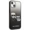 KARL LAGERFELD Karl Lagerfeld iPhone 13 mini Skal Gradient Ikonik Karl & Choupette - Svart