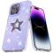 Kingxbar Kingxbar iPhone 14 Plus Skal Heart Star - Lila Star