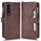 A-One Brand Galaxy Z Fold 4 Plånboksfodral Zipper Magnetic - Brun