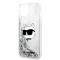 KARL LAGERFELD Karl Lagerfeld iPhone 14 Plus Skal Glitter Choupette Head - Silver