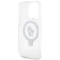 KARL LAGERFELD Karl Lagerfeld Mobilskal till iPhone 14 Pro MagSafe Ringställ - Vit