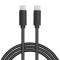 LogiLink Logilink USB-C till USB-C kabel 0.5m 100W - Svart