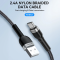 Wozinsky Wozinsky USB-C till USB-A kabel 2.4A 1m - Svart