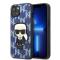 KARL LAGERFELD Karl Lagerfeld iPhone 13 mini Skal Monogram Ikonik Patch - Blå