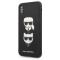 KARL LAGERFELD Karl Lagerfeld iPhone X/XS Skal Saffiano Ikonik Karl & Choupette Head