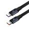 BASEUS Baseus Billaddare 2x USB-C - Svart