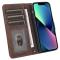 OEM iPhone 14 Plus Plånboksfodral Flip - Coffee