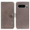 KHAZNEH KHAZNEH Google Pixel 8 Plånboksfodral Cowhide - Grå