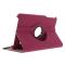 OEM Denim Rotating Plånboksfodral till Samsung Galaxy Tab 4 8.0 (Magenta)