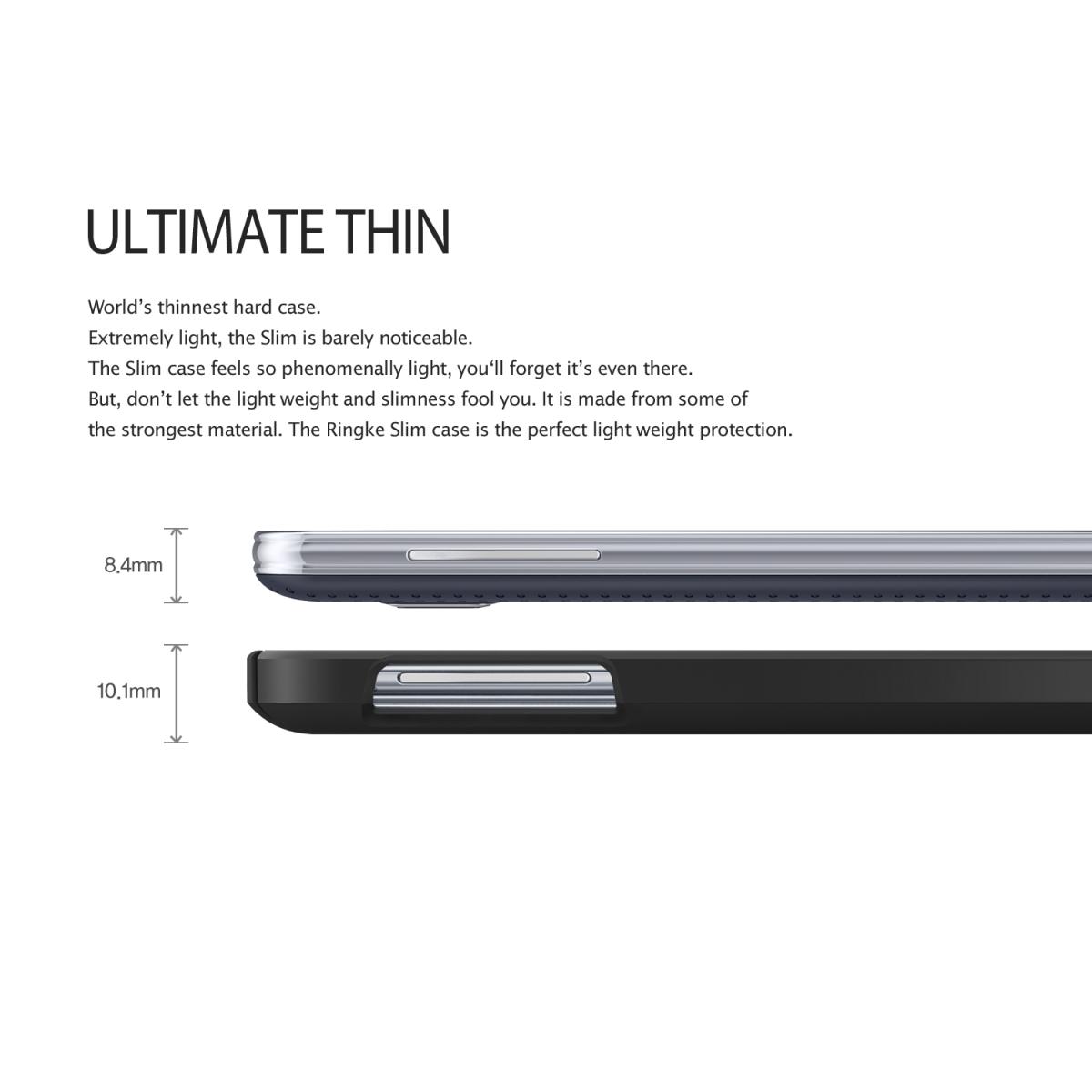 Rearth Ringke Dot Slim Skal till Samsung Galaxy S5 (Vit)