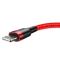 BASEUS Baseus Cafule USB-A till Lightning kabel QC 3.0 1.5 A 2m Röd