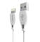 Dudao Dudao USB-A till Lightning kabel 2m - Vit