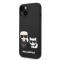 KARL LAGERFELD Karl Lagerfeld iPhone 14 Plus Skal Magsafe Silicone Karl & Choupette - Svart
