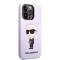 KARL LAGERFELD Karl Lagerfeld iPhone 14 Pro Max Skal Silicone Ikonik - Lila