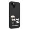 KARL LAGERFELD Karl Lagerfeld iPhone 14 Plus Skal Magsafe Silicone Karl & Choupette - Svart