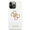 Guess Guess Silicone 4G Logo Skal iPhone 13 Pro - Vit