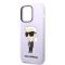 KARL LAGERFELD Karl Lagerfeld iPhone 14 Pro Max Skal Silicone Ikonik - Lila