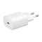 Samsung Samsung Reseväggladdare 25W USB Typ-C + Kabel USB Typ-C 1m - Vit